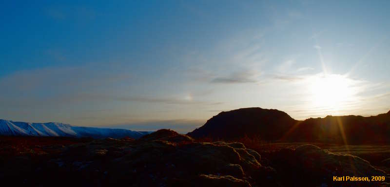 Sundog near Helgafell