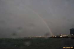 Double rainbows, but still pretty wet