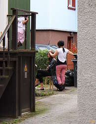 Haircuts just off Laugavegur