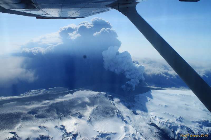 Northern side view of Eyjafjallajökull