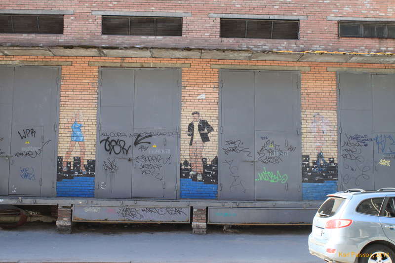 Wrap around graffiti