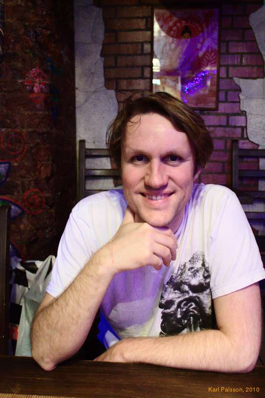 Hanging out in some nameless bar