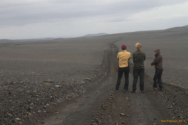 Karl, Bjöggi, Ásta. Intrepid adventurers