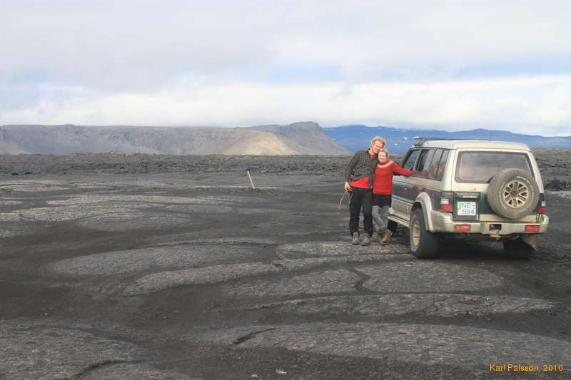 Bjöggi, Ásta, and what passes for a road out here