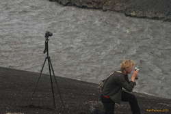 Bjöggi hard at work near the Ættartré