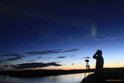Bjöggi under the big dipper / karlsvagn / ursa major.