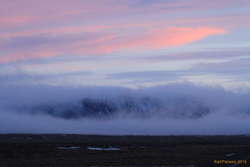 Layers of clouds on the way home