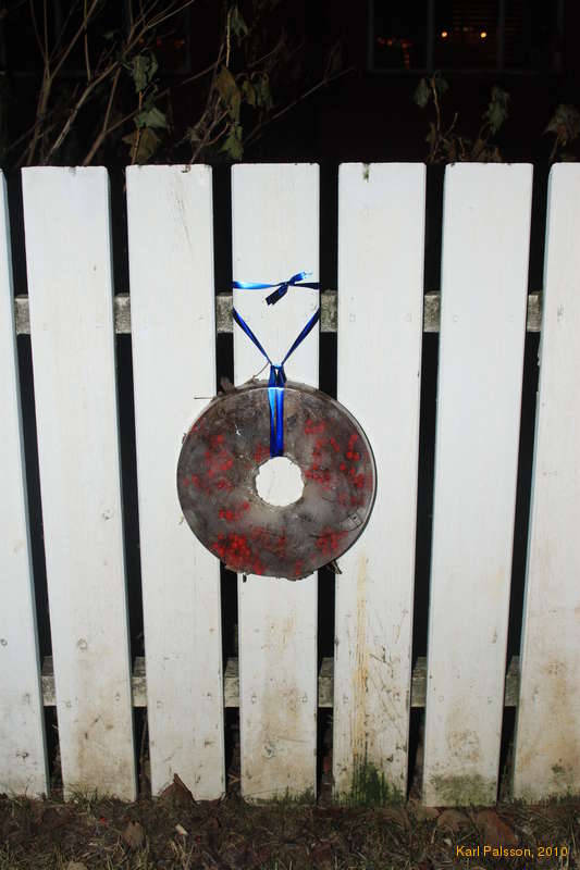 Ice wreath for Helen