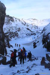 Down to the skating rink