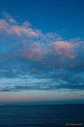 Morning light on the clouds