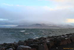 Windy and wet on the bikepath
