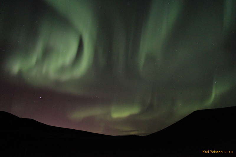 Aurora from Kleifarvatn
