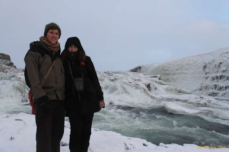 Kata and I at Gullfoss