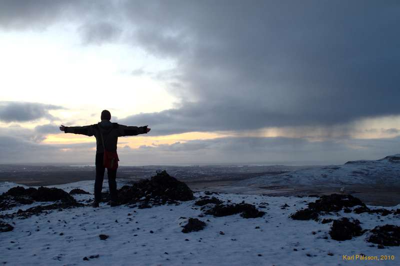 Me on Reykjaborg