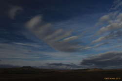 Funky fingers of cloud