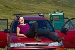 Iveta the car saleslady