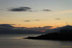 Sunset/sunrise over Laugarnes