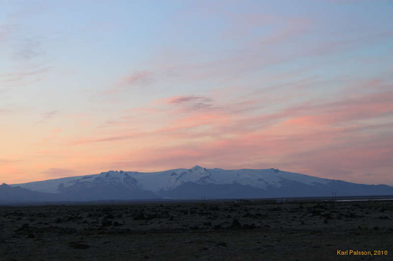 Sunrise/set on Hvannadalshnjúkur