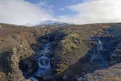 Cascades by the path