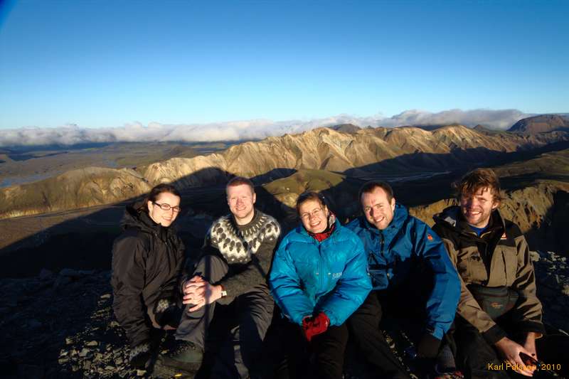 Iveta, Arnar, Laukki, Logi and I