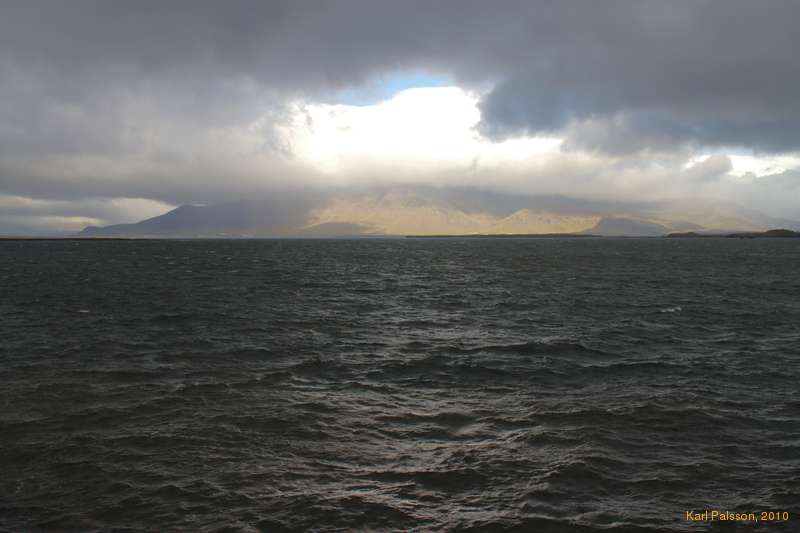 Strange weather over the bay