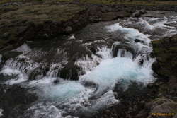 Cascades above the falls