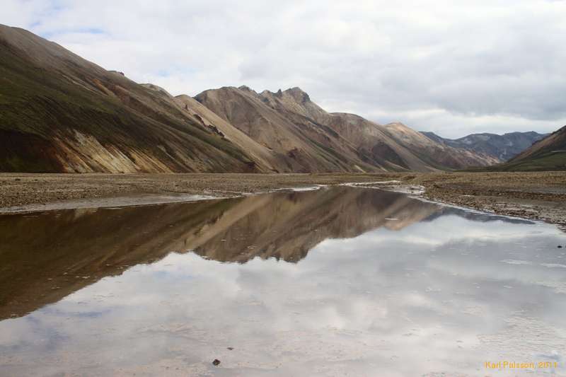 Landmannalaugar under grey skies