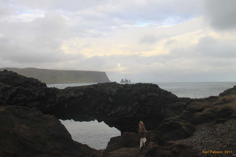 Extremely calm seas today.  This is often a blowhole!