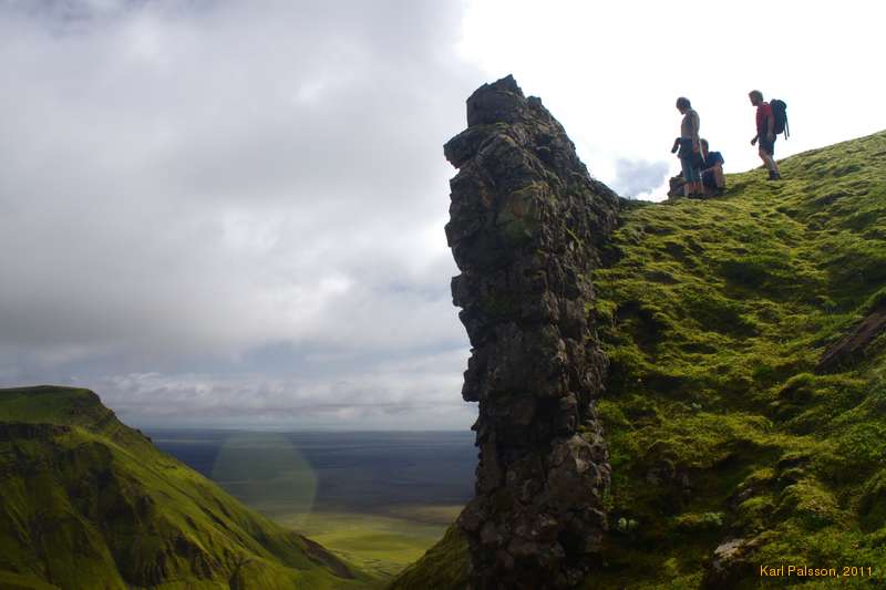 Part way up Skálarfjall