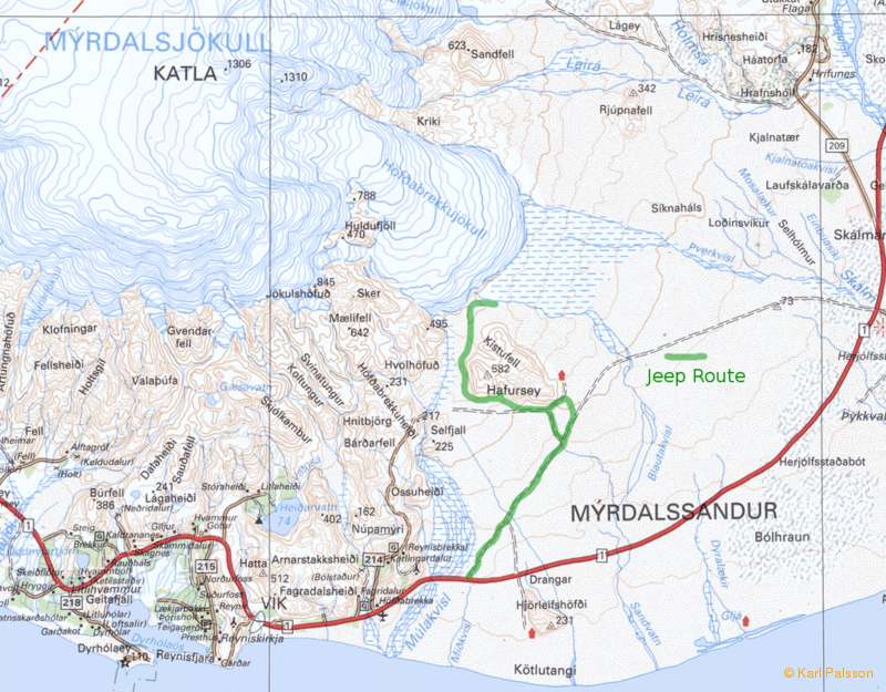 Map of the general area