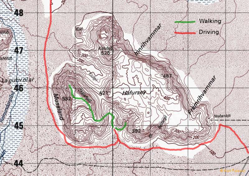Map of Hafursey itself