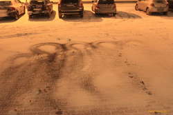 Melt patterns near work