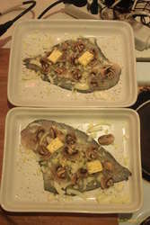 Rauðspretta for dinner! (European plaice)
