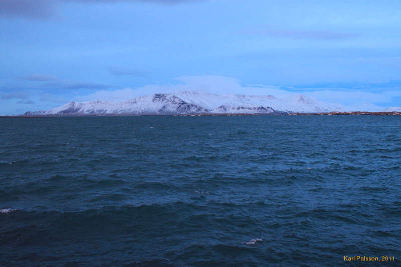 Sunset, looking the other way