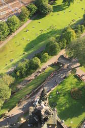 Down into Prince's Street Gardens