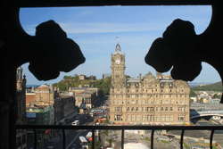 Looking towards Calton Hill from the Scott Monument