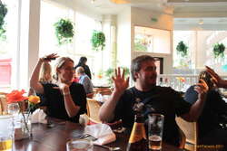 Isla and Oli at The Raj