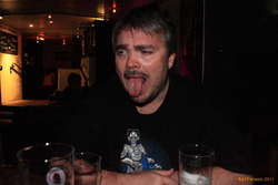 Oli didn't like his drink much either?