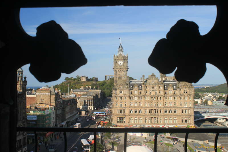 Looking towards Calton Hill from the Scott Monument