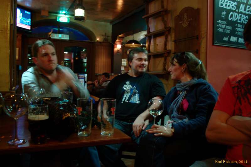 Scott Kelly, Oli and Steph at the Waterline