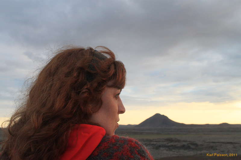 Kata and Keilir in the sunset