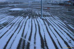 Melt patterns at Smáralind