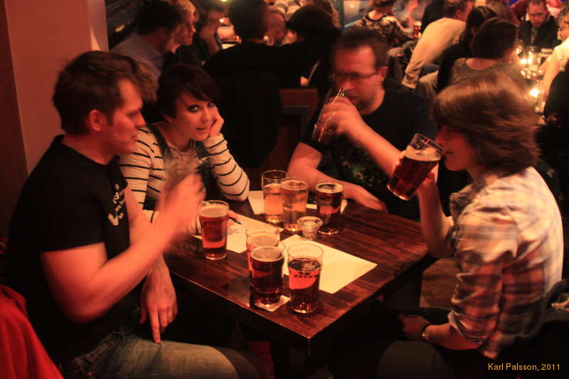 Bjarni, Ewelina, Logi and Abi, 2nd place quiz masters