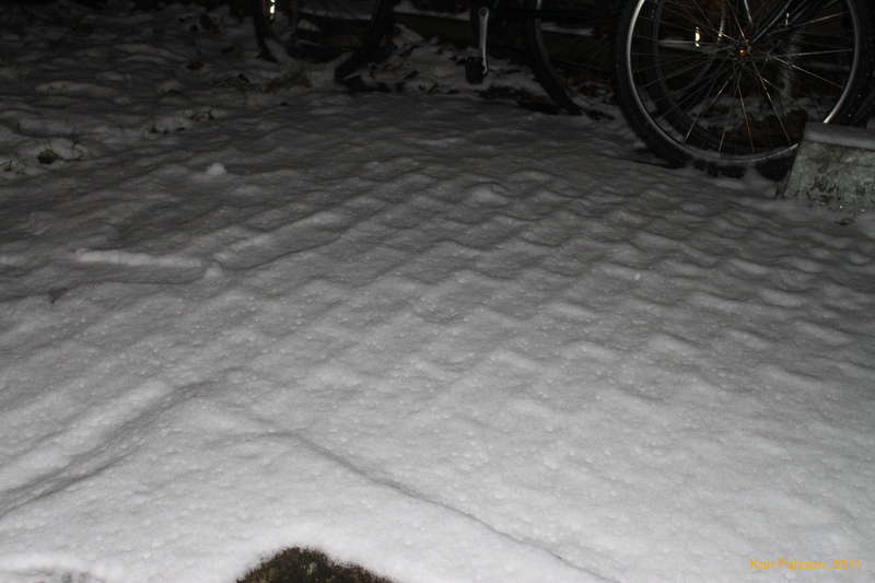 Melt patterns, front door