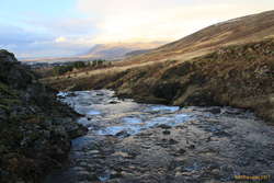 Walking up Mosfellsdalur