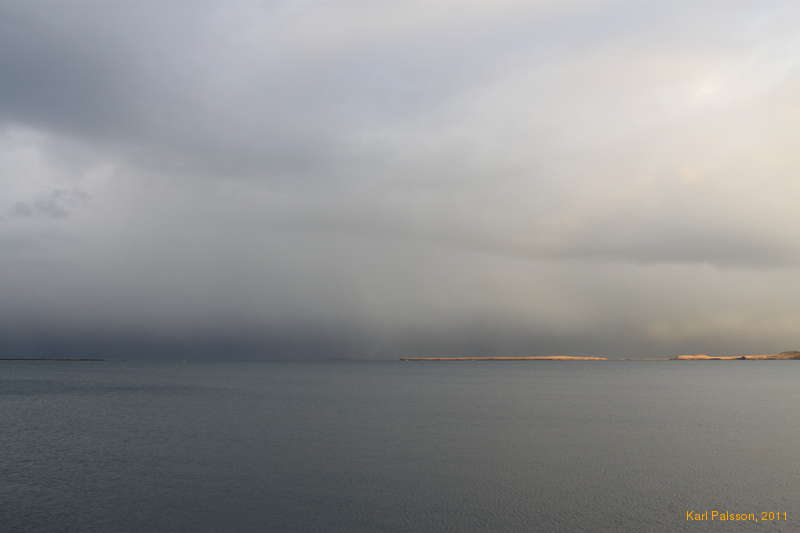 Esja hiding in the clouds