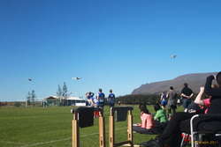 Air show on the same day