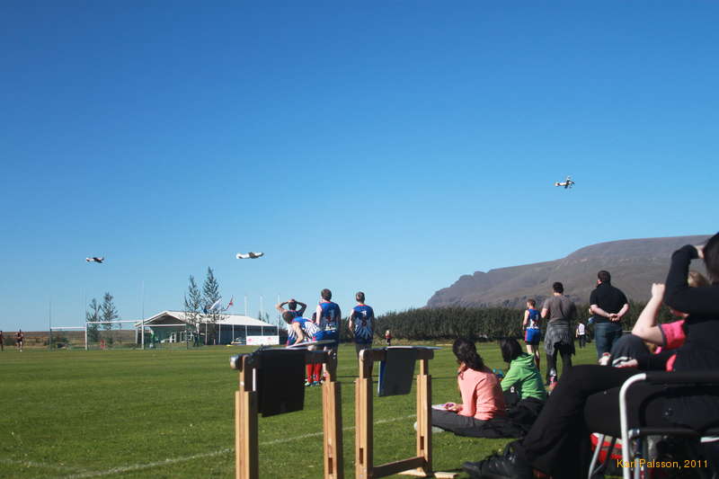 Air show on the same day