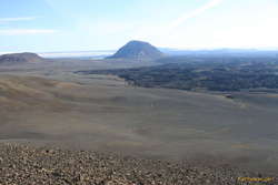 Lava fields near Hágöngu
