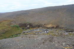 Bjöggi takes a dip, in the middle of nowhere